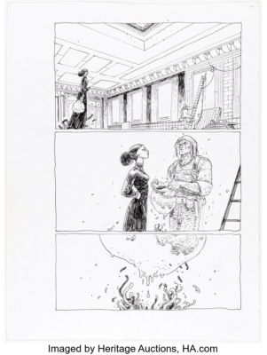 Ian Bertram House of Penance #4 Story Pages 14 and 17 Original Art (Dark Horse, 2016).