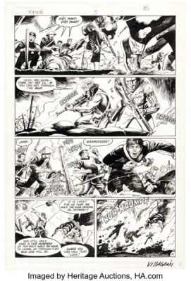 Tom Lyle and Ricardo Villagrán Skywolf #3 Story Page 15 Original Art (Eclipse, 1988). | Heritage