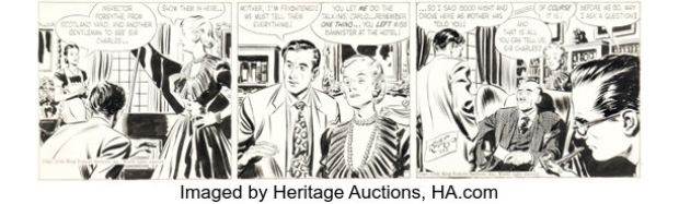 Alex Raymond Rip Kirby Daily Comic Strip Original Art dated 7-23-48 (King Features Syndicate, 1948). | Heritage