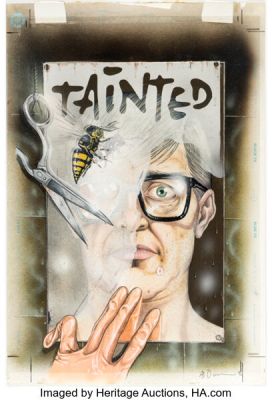 Al Davison Tainted #1 Cover Original Art (DC/Vertigo Voices, 1995).