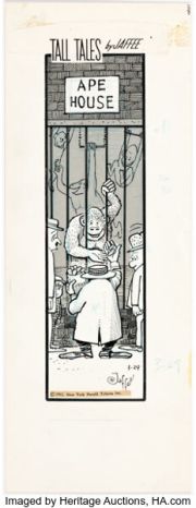 Al Jaffee Tall Tales Daily Comic Strip Original Art dated 3-29-62 (New York Herald Tribune, 1962). | Heritage