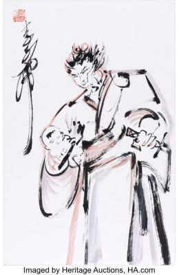 Andy Lee - Lone Wolf and Cub Specialty Illustration Original Art (2004).