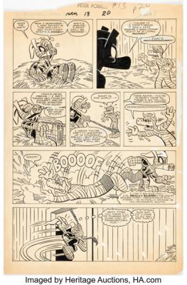 Joe Albelo and Pierre Fournier Peter Porker, the Spectacular Spider-Ham #13 Story Page 15 Original Art (Marvel, 1987). | Heritage