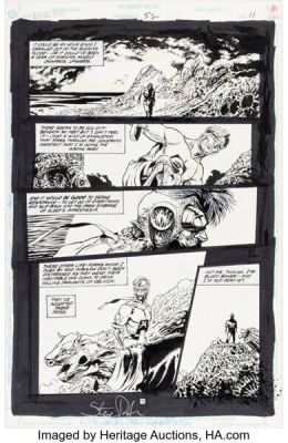 Steve Pugh Animal Man #52 Story Page 11 Original Art (DC, 1992).