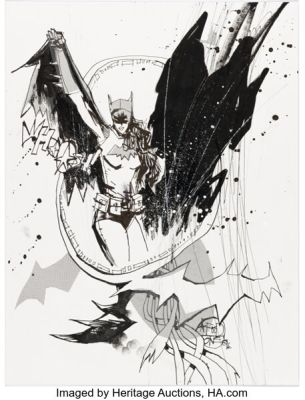 Jim Mahfood - Batgirl Illustration Original Art (2016). | Heritage