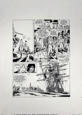 Bourgne Marc Les... | BOURGNE Marc Les pirates de Barataria Planche 32 de... | Vermot et Associés