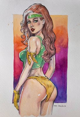 Marc Holanda | Rogue Pin Up 9x12 | Raremarq (Buy It Now)