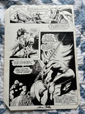 Wonder Woman #302 Original Art Gene Colan Signed One Of A Kind | eBay US