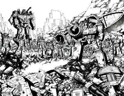 Jimbo Salgado - Transformers #20 Wrap Around Cover