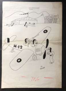 Ugo de Vargas - Illustrazione Originale (Master Of Drawing) - Page volante | Catawiki