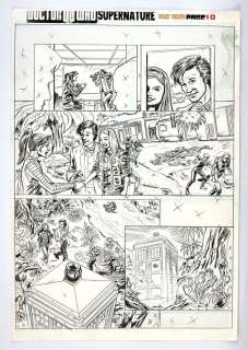 Mike Collins: a Doctor Who Supernature No. 3 original art page 10 featuring 11th Doctor and Amy… | Ewbank’s