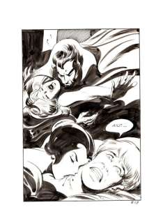 Yra n. 8 - Frollo - original splash page "Una infernale sete di sangue" - Loose page - (1981) | Catawiki