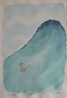 Ravard, François - Aquarelle originale - Point Break (2018)