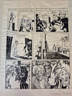 [Bd] Baudoin Edmond... | [BD] BAUDOIN Edmond (né en 1942) Planche originale... | Nice Enchères