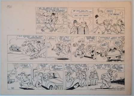 Sleen, Marc - Originele pagina - Oktaaf Keunink | Catawiki