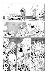 Marley Zarcone | DC vs. Vampires: World War V #10, Page 03 Original Art by Marley Zarcone | Marley Zarcone / James Stokoe