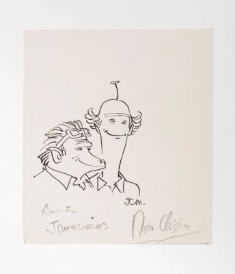 Mezieres, Jean Claude... | Lot 37 - MEZIERES, Jean Claude (1938-2022) Dessin-dédicace à... | Drouot Estimations
