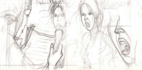 Yslaire | Sambre, étude d’un strip Ã  la mine de plomb sur … | Banque Dessinée