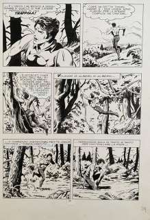 152-5. Artiste inconnu (Dessin) - Zagor. Planche originale n°39.… | misc / divers