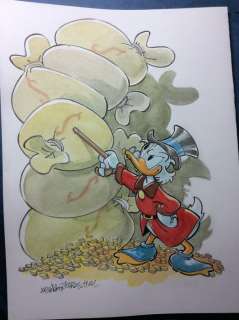 Uncle Scrooge-Zio Paperone. - â€œEquilibrio...finanziario.â€ - Loose page - Unpublished - (2019/2019) | Catawiki