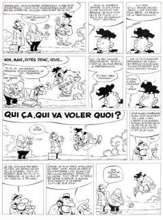Greg | Achille Talon, planche n°13 Ã  l’encre de Chine d… | Banque Dessinée