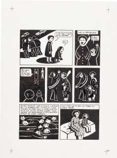 Marjane Satrapi | Persepolis (Original Book Art, page 37) | Sotheby’s