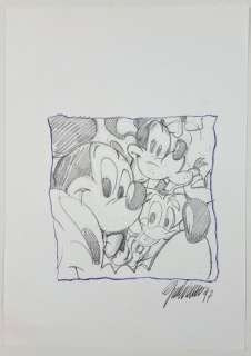 Giorgio Cavazzano - Preliminare di Copertina "I Grandi Maestri Disney" - Loose page - (1997) | Catawiki