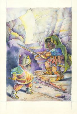 The Lord of the Rings -Mines of Moria– Dwarven Encounter | Corner4art