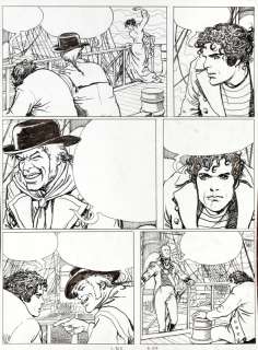 Manara | El Gaucho, planche n°54 Ã  l’encre de Chine de ce… | Banque Dessinée