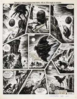 Solano LOPEZ - Lot 941 - Adam Eterno Planche d‘un récit publié au début des...