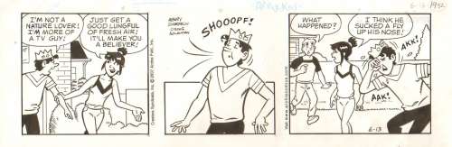 Craig Boldman, Henry Scarpelli - Archie daily - 6/13/2007 - jughead jones - signed