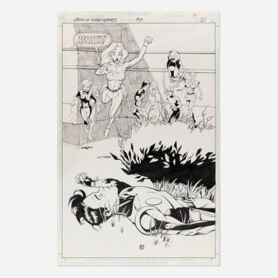 Lee Moder | Legion of Super-Heroes Vol. 4 #90 Story Page 21 Original Art (DC Comics, 1997) | Landry Pop Auctions