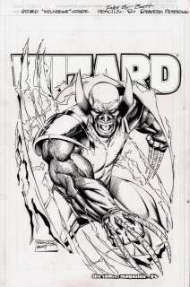 Brandon Peterson, Matt Banning - wizard magazine #96 cover (sweet wolverine! ) 1999