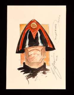 Simon Davis an original artwork of 2000 AD’s Judge Dredd (2012). | Ewbank’s