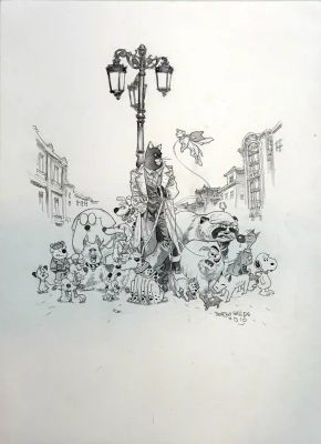 Urban Parade of Iconic Characters | Corner4art