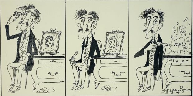 Brian Jean. Sans... | Lot 8 - BRIAN Jean. Sans légende. Dessin à l’encre noire... | Art Valorem