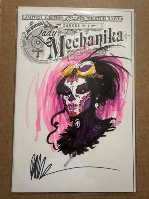 Lady Mechanika Sketch Cover by Joe Benitez | Raremarq (Buy It Now)