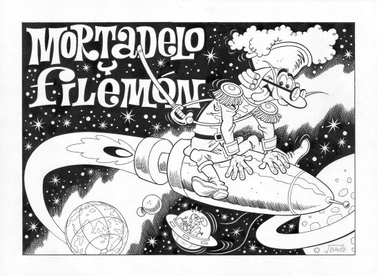 Mortadelo y Filemón Space Tour | Corner4art