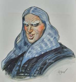 Adamov - Dessin original couleur - Impératrice rouge | Catawiki