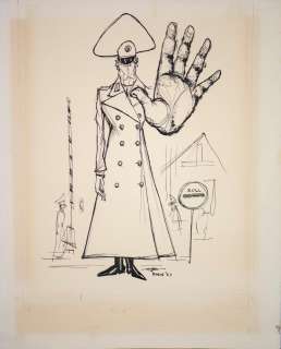 Zac Pino (1930 - 1985) - Satirical cartoon | Capitolium Art