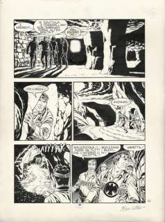 Tex #349 - Fabio Civitelli - original page "Abissi" - Loose page - (1989) | Catawiki