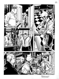 Dylan Dog n. 338 - tavola orginale "Mai piÃ¹, Ispettore Bloch" - Bruno Brindisi - Firmata - Loose page - (2014) | Catawiki