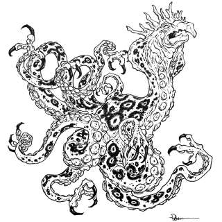 David Petersen | Royal Taloned Octopus Dragon | David Petersen