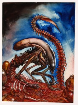 Xenomorph Painting by K. Cross | eBay US (Buy It Now)
