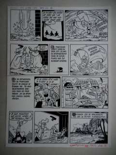 Studio Vandersteen | Original page (p.44)  - Suske en Wiske / Spike and Suzy  - Het eiland Amoras  - (1967) | Catawiki