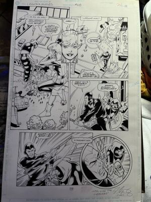 # Original Comic Art: DC Comics Legionnaires #68 Page 18 - Signed by Jeffrey Moy | eBay US (Buy It Now)