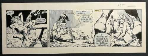 Axa #1612 - Enrique Romero - striscia originale - Loose page - (1983) | Catawiki