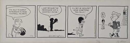 Original Daily Strip Blast Blair Keith Willingham 1-31-1964 | Venere Comic Art