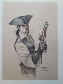 Marini, Enrico - Dessin original couleur - Le Scorpion - (2020) | Catawiki