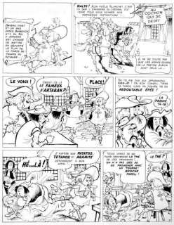 Trubert Jean. (1909-1983) - TRUBERT Jean. Â«L‘Etroit MousquetaireÂ». Encre de Chine pour la planche&